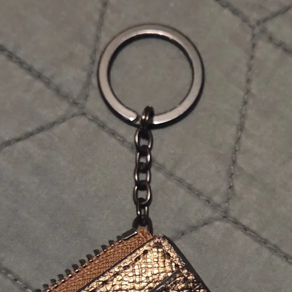 Coach Copper/Gold Textured Card Holder Wallet - Picture 4 of 4